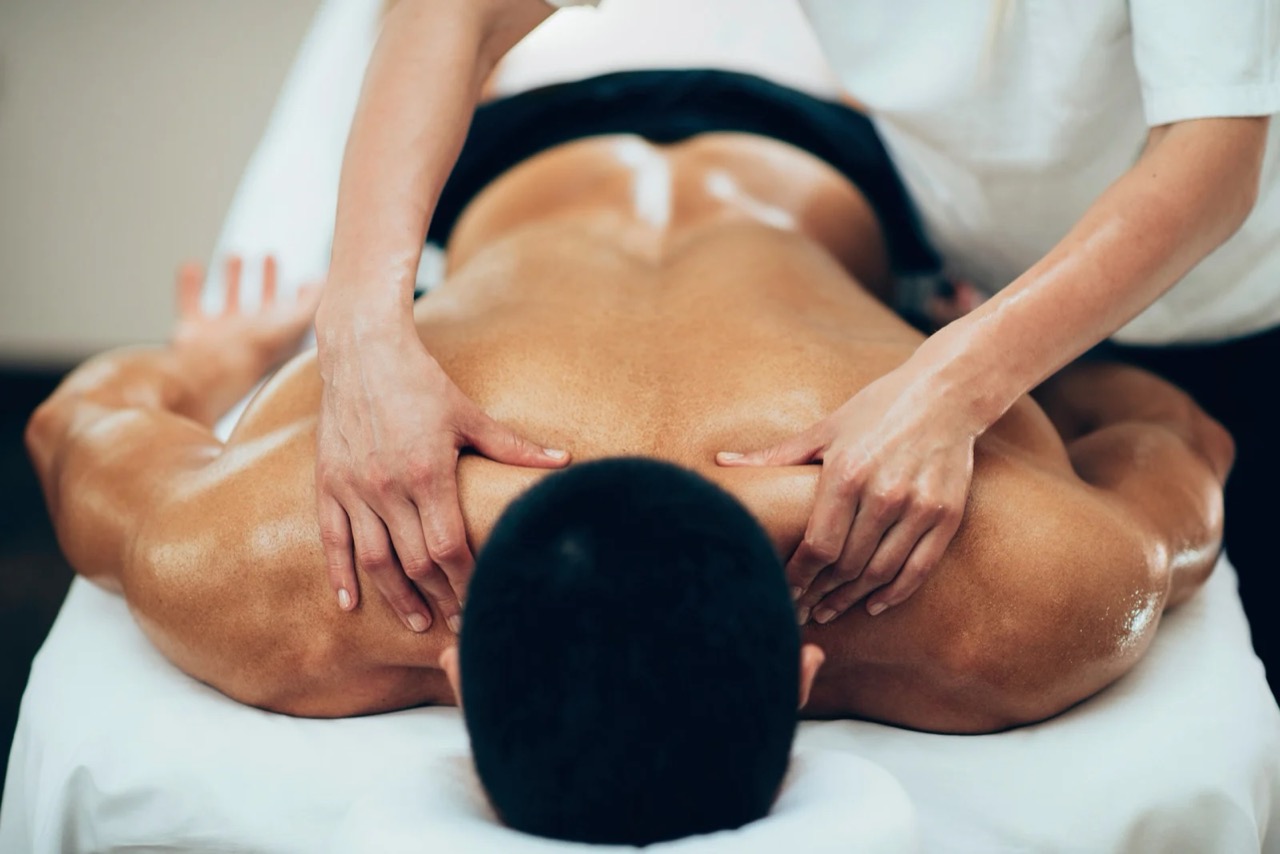 Relaxing massage session at Empire Massage and Spa